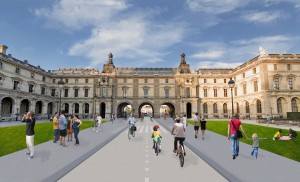 le Louvre sans voiture le Louvre sans voiture