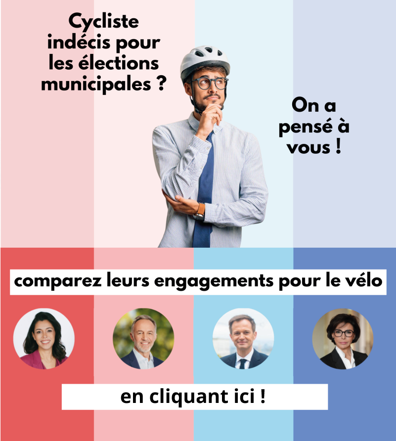 Quels sont les engagements des candidats pour le vélo à Paris ?